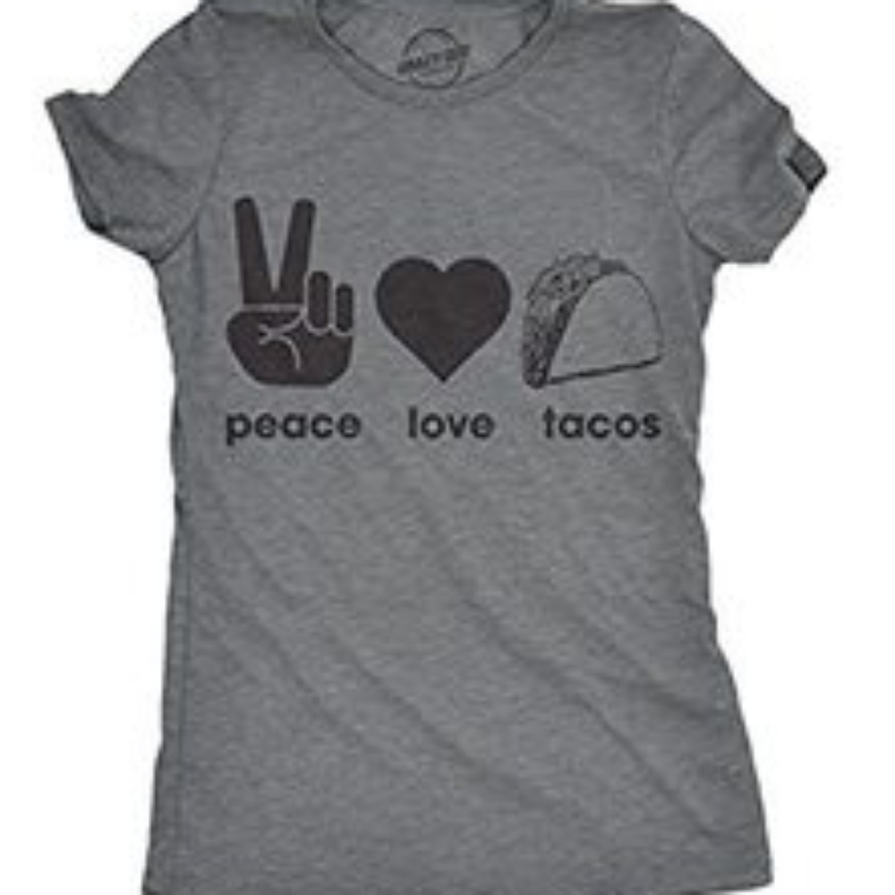 Cute And Funny Taco Tuesday Themed Fitted Tees Sma
